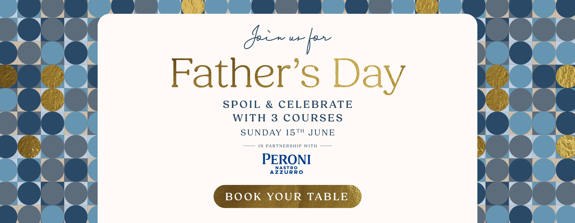 Father’s Day menu Stourbridge