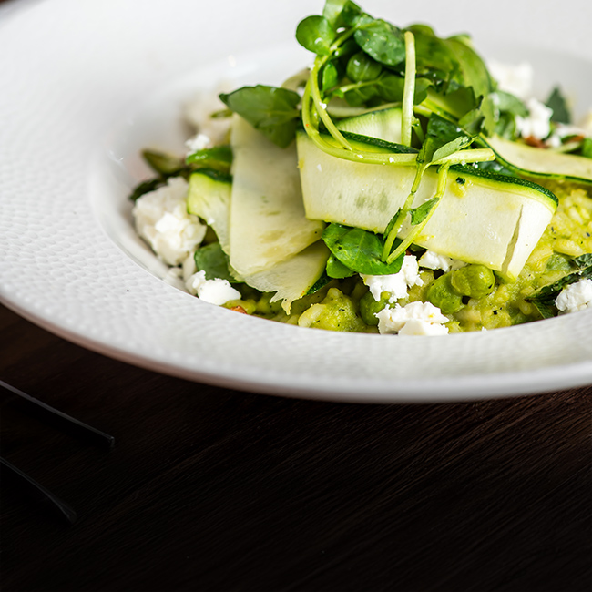 Vegan menu at The Bell