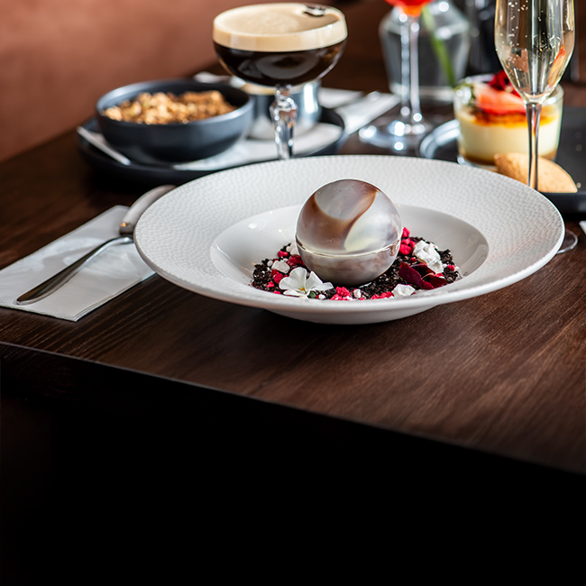Dessert menu at The Bell